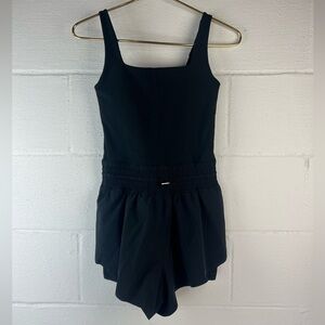 Abercrombie & Fitch Black Sleeveless Romper